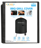 Round Dustproof BBQ Grill Covers Waterproof Patio Barbecue Protector