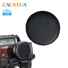 Spare Tire Cover Waterproof Wheel Tyre Cover Black Travel Outdoor Tire Protector
