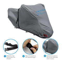 Motorcycle Cover Motorbike Cruiser Scooter Waterproof Rain UV Protector