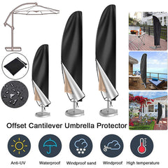 3 Sizes Patio Dustproof Parasol Banana Umbrella Cover Cantilever Outdoor