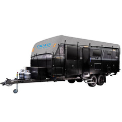 Caravan Motorhome Roof Top Cover With Elastic Straps Camper Waterproof