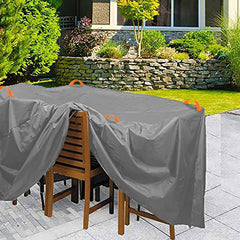 4 Sizes Waterproof Outdoor Furniture Cover Garden Rain UV Chair Table Protector
