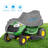CACATUA Ride-On Lawn Mower Cover – Grey UV-Proof Waterproof Anti-Snow Heavy Duty Protector