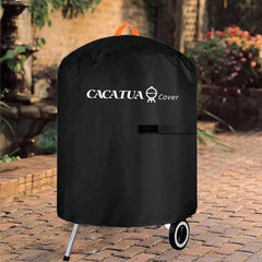 Round Dustproof BBQ Grill Covers Waterproof Patio Barbecue Protector