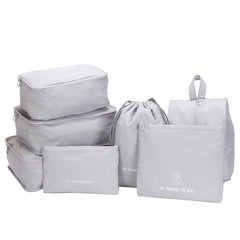 7 Set Travel Packing Cubes Suitcase Compression Packing Cubes Luggage CACATUA F Horse (775)