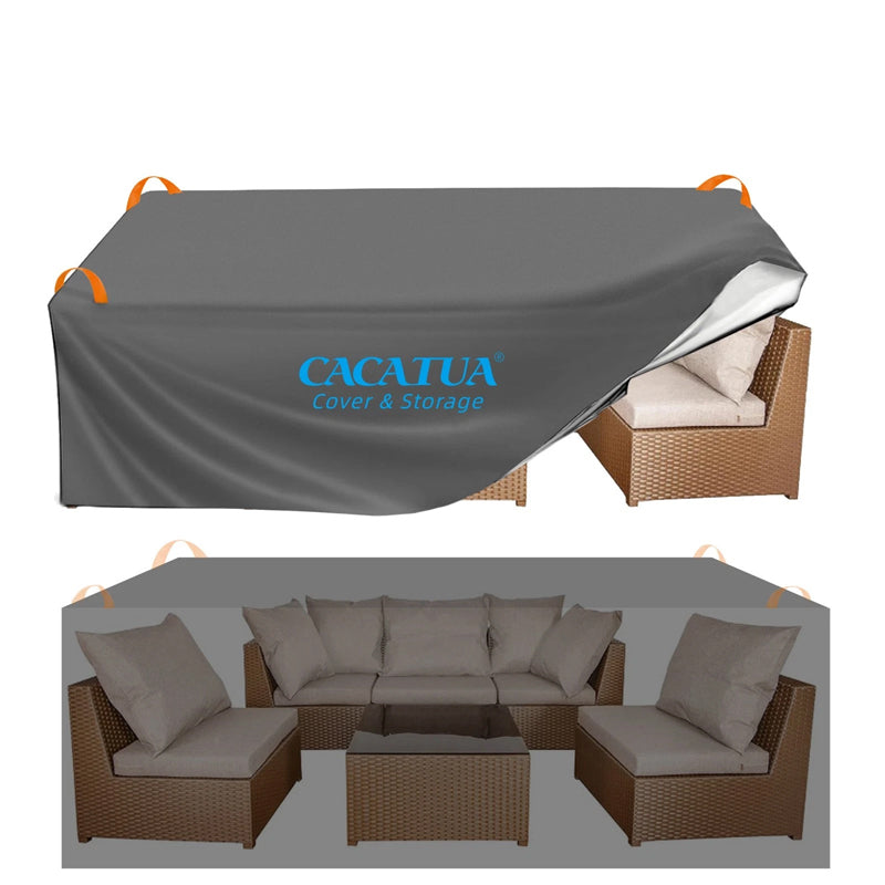 4 Sizes Waterproof Outdoor Furniture Cover Garden Rain UV Chair Table Protector