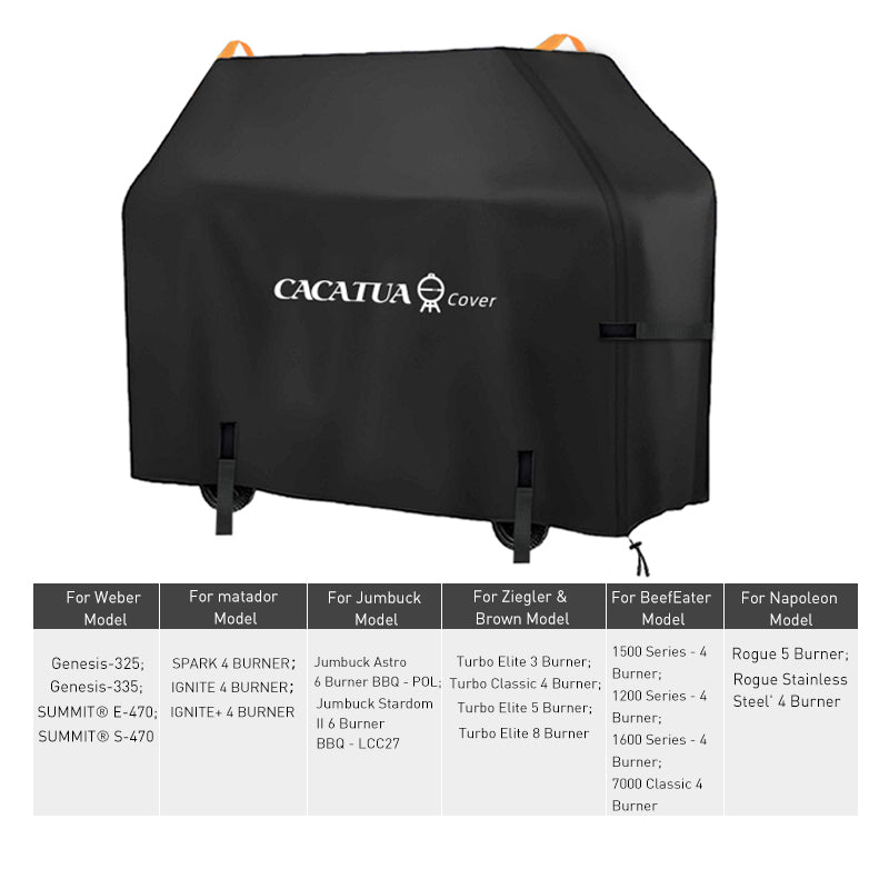 420D Heavy Duty Outdoor BBQ Cover Waterproof Barbecue Grill Protector