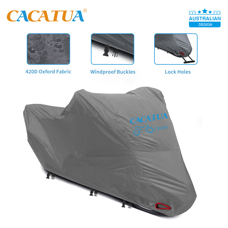 Motorcycle Cover Motorbike Cruiser Scooter Waterproof Rain UV Protector