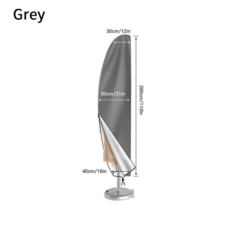 CACATUA Cantilever Umbrella Cover Size Diagram 280cm 30×80×45cm Fits Standard Offset Patio Umbrellas