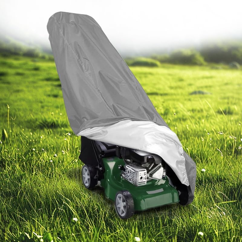 420D Lawn Mower Cover Waterproof UV Resistant Windproof for Tractor Push Mower