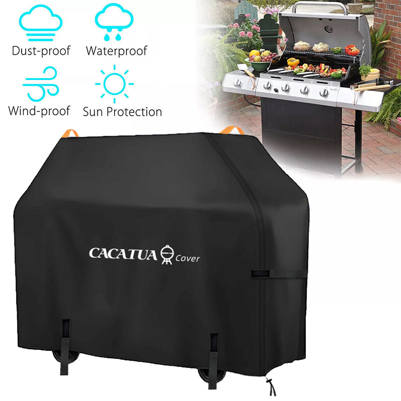 420D Heavy Duty Outdoor BBQ Cover Waterproof Barbecue Grill Protector