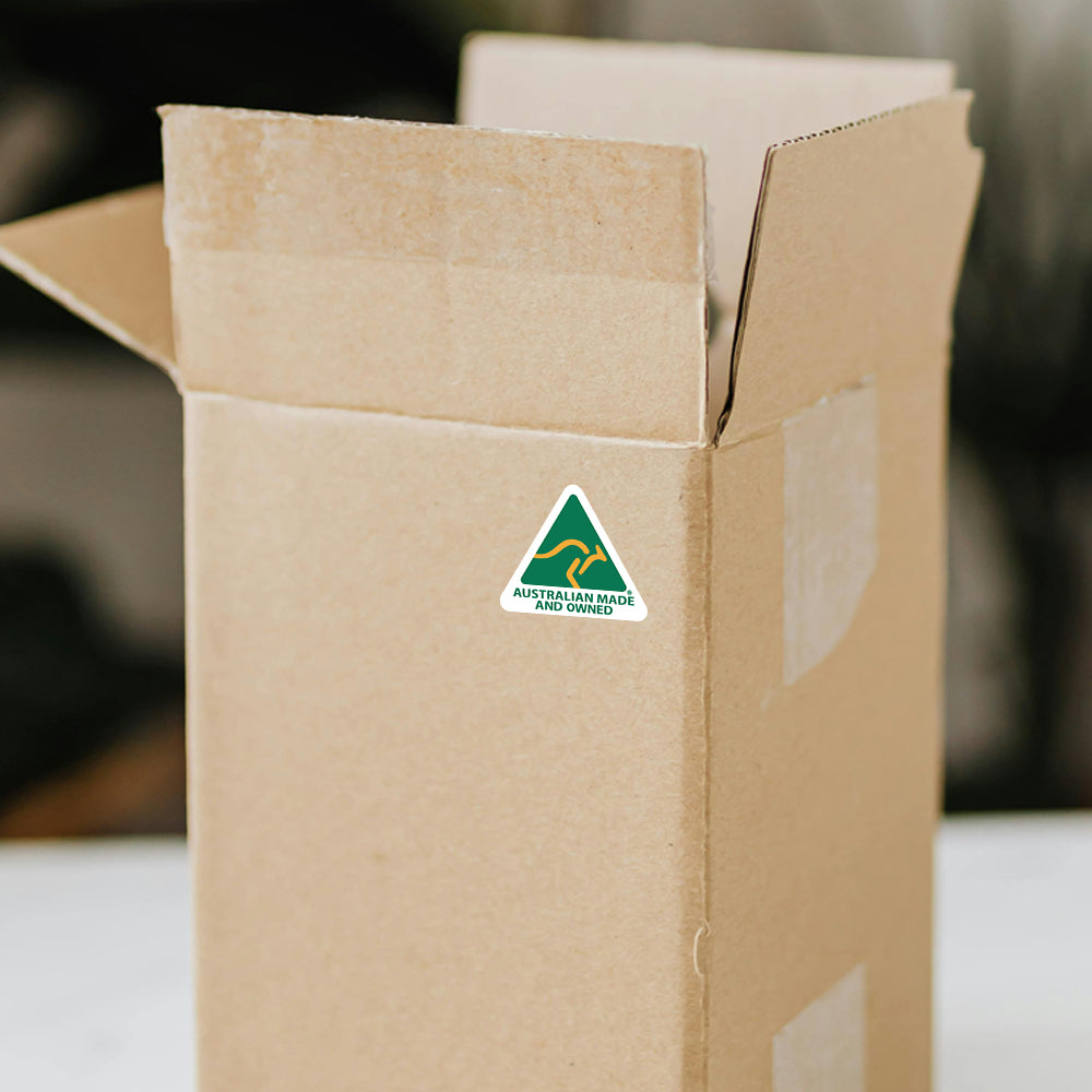 Australian Made Stickers Kangaroo Sticker Labels Green 20pcs/sheet