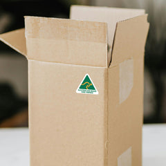 Australian Made Stickers Kangaroo Sticker Labels Green 20pcs/sheet