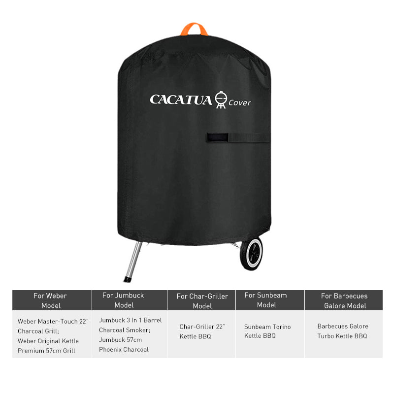 Round Dustproof BBQ Grill Covers Waterproof Patio Barbecue Protector