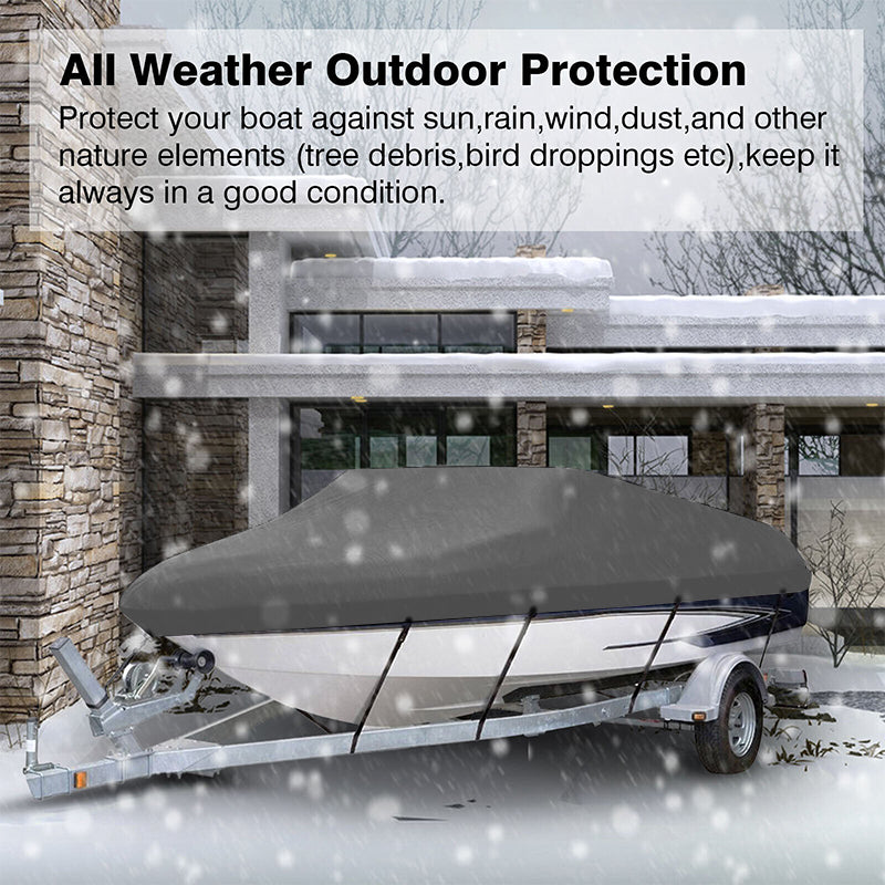 420D Boat Cover Heavy Duty Waterproof Trailerable UV Resistant
