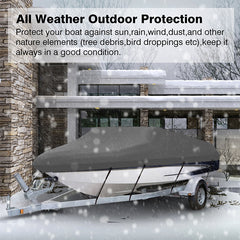 420D Boat Cover Heavy Duty Waterproof Trailerable UV Resistant