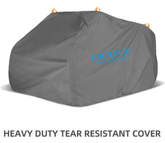 Garden Waterproof Ride On Lawn Mower Cover Heavy Duty 420D Oxford Dust Rain UV