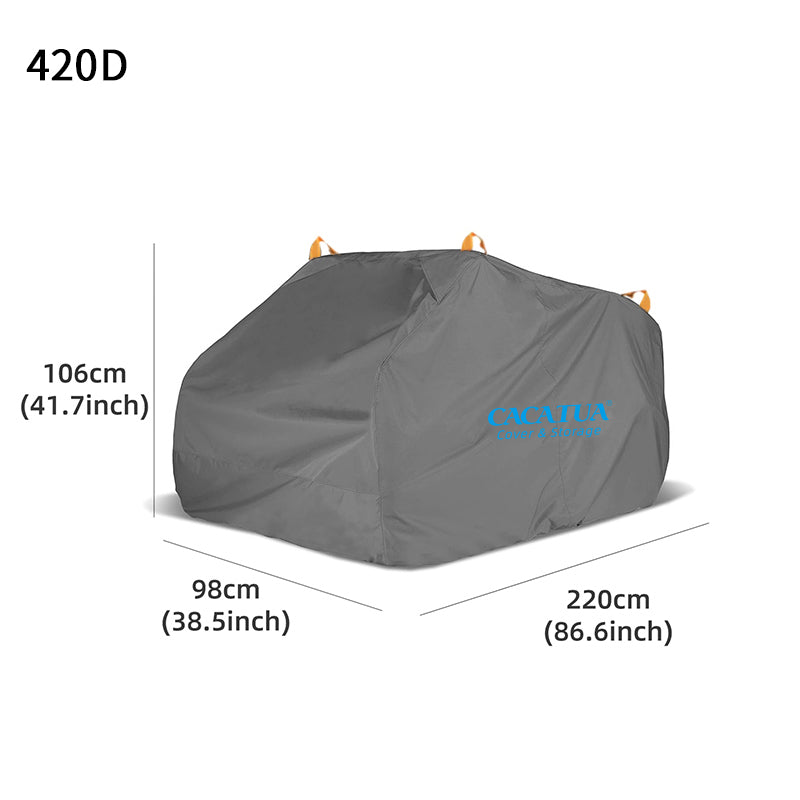 Garden Waterproof Ride On Lawn Mower Cover Heavy Duty 420D Oxford Dust Rain UV