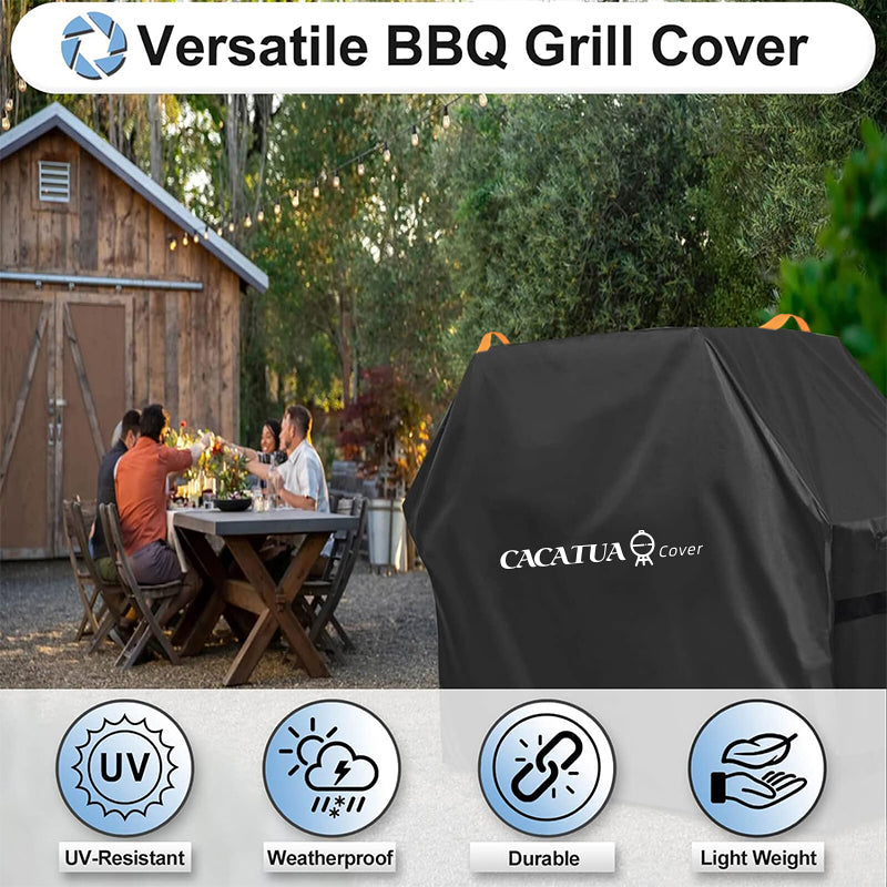 420D Heavy Duty Outdoor BBQ Cover Waterproof Barbecue Grill Protector