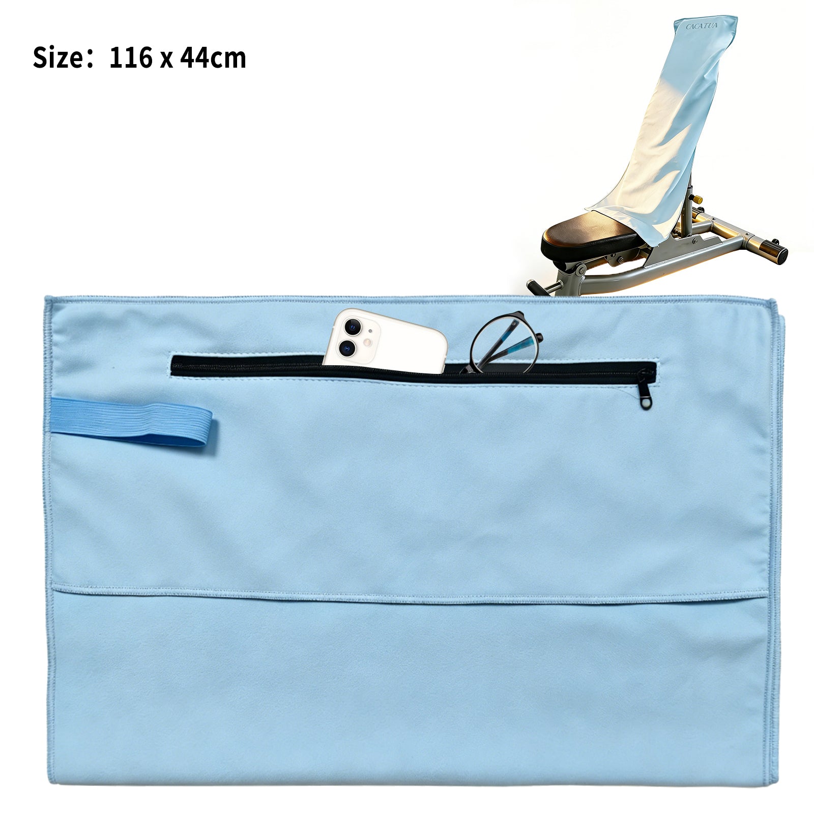 Gym Towel Ultra Thin Hanging Quick Dry Microfibre Yoga Camping AeroSoft Series