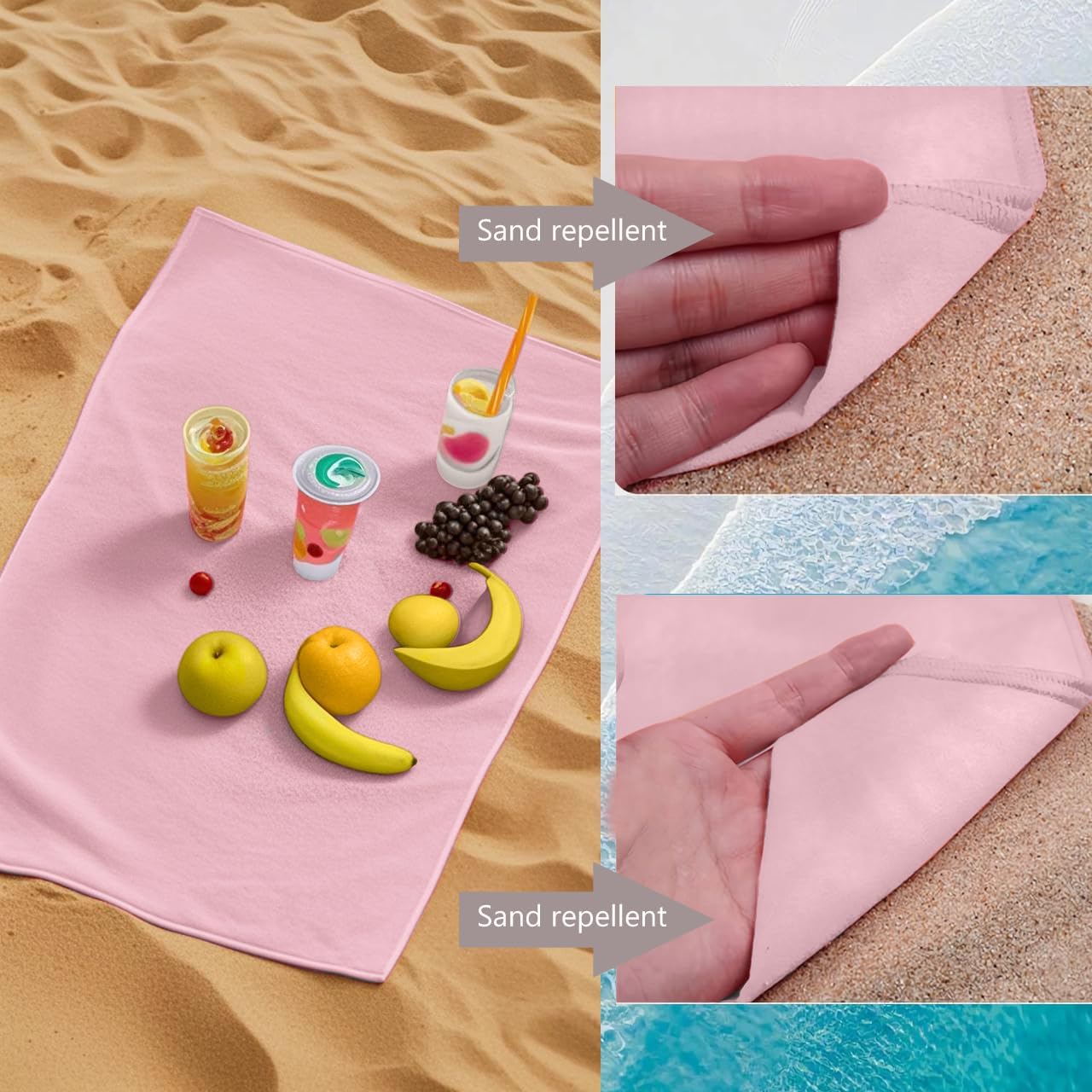 Gym Towel Ultra Thin Hanging Quick Dry Microfibre Yoga Camping AeroSoft Series
