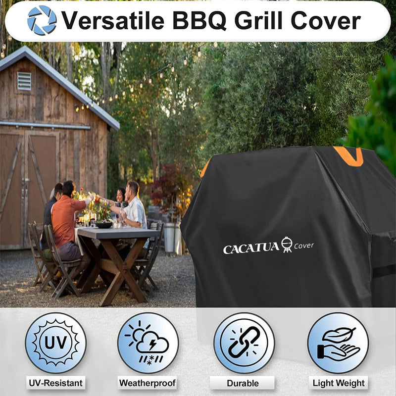 420D Heavy Duty Outdoor BBQ Cover Waterproof Barbecue Grill Protector