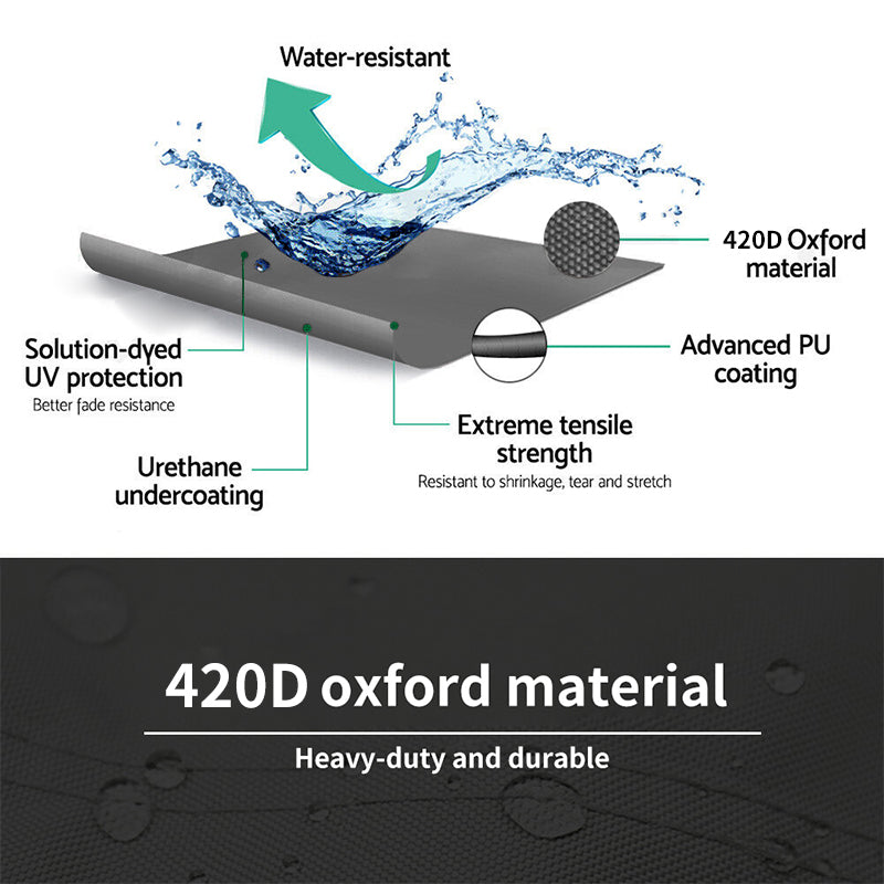 420D Boat Cover Heavy Duty Waterproof Trailerable UV Resistant