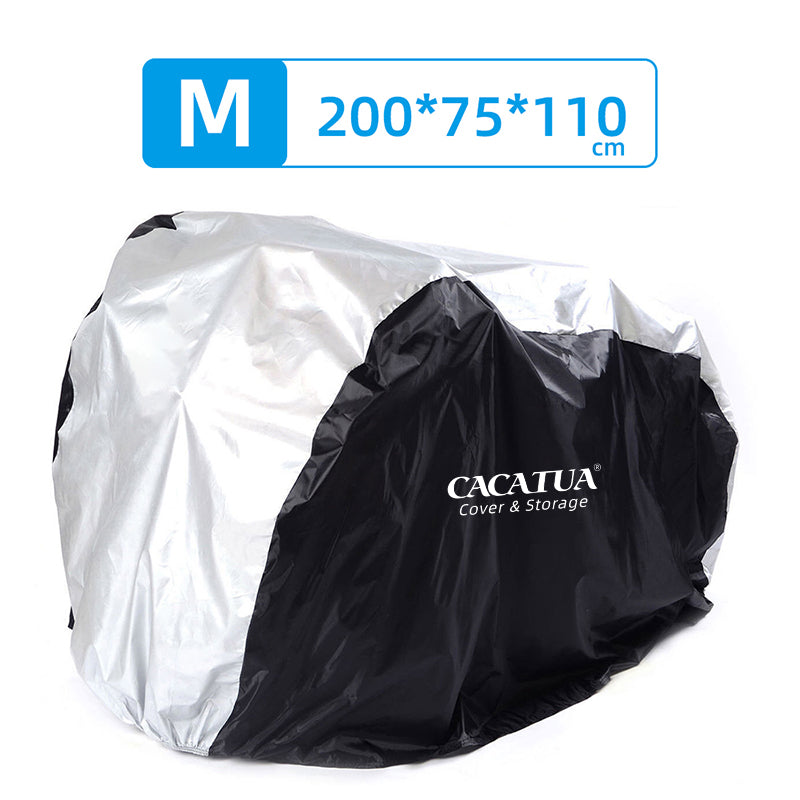 Heavy Duty Bicycle Bike Cover 210D Waterproof Outdoor Protection Fit 1/2/3 Bikes
