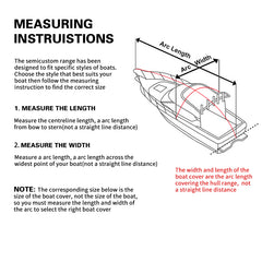420D Boat Cover Heavy Duty Waterproof Trailerable UV Resistant
