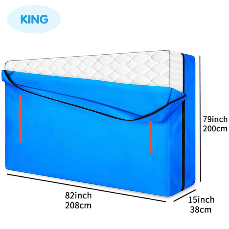 PE Mattress Bag Moving Storage Protector Antidust Cover Heavy Duty Single/Queen/King Size