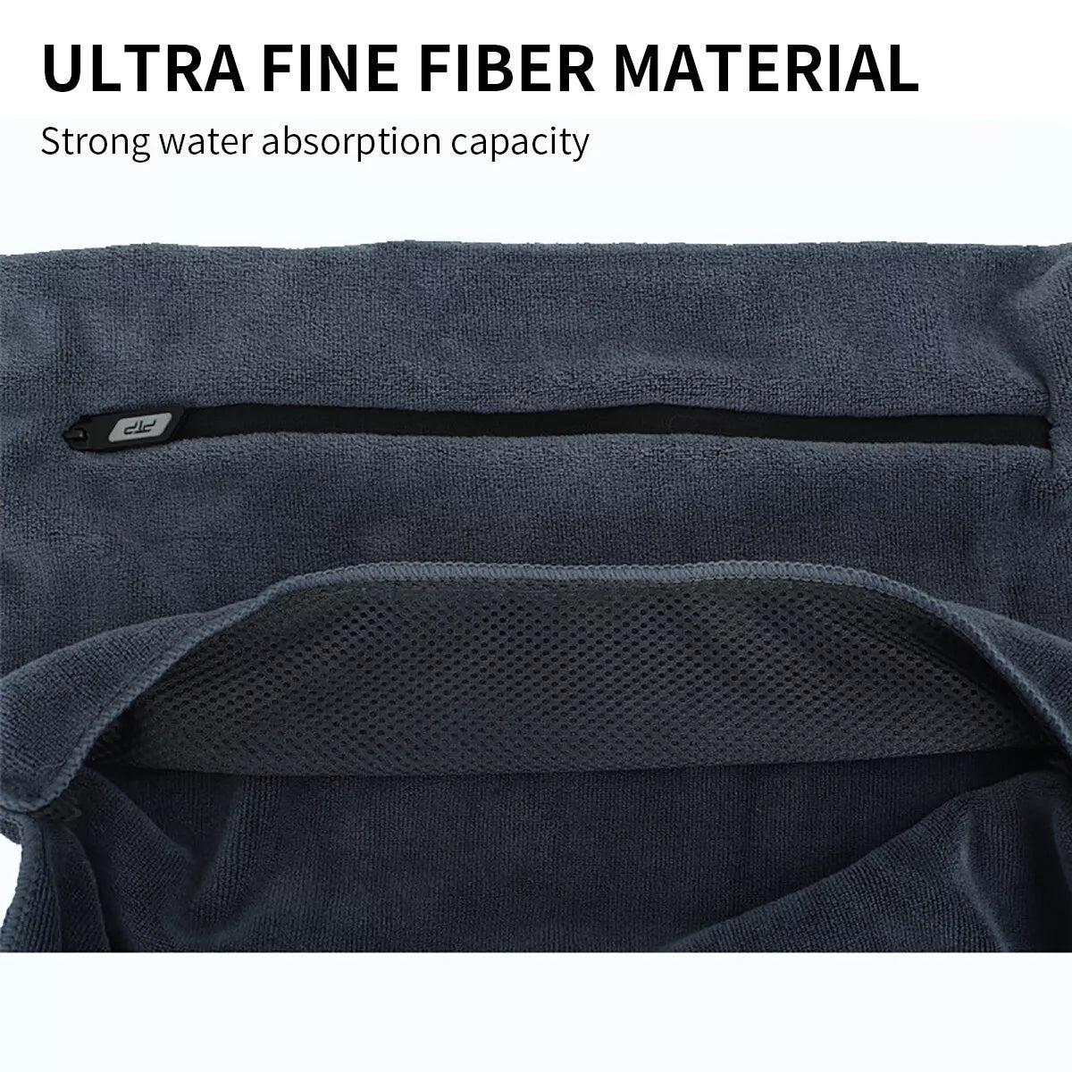 Sport Gym Towel Absorbent Microfiber Lightweight Sport Quick Drying with Pocket