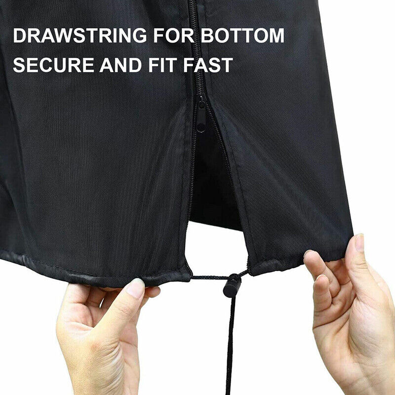 210D Patio Heater Cover Waterproof Heavy Duty Zipper Protector Outdoor Garden